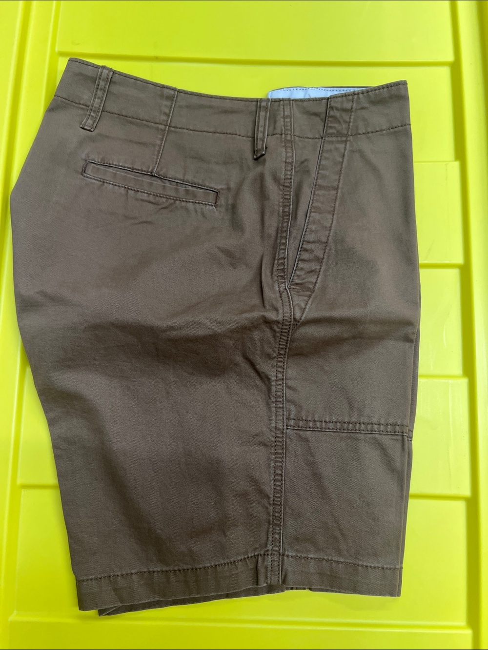 Old Navy Men's Dark Brown Flat-Front Shorts